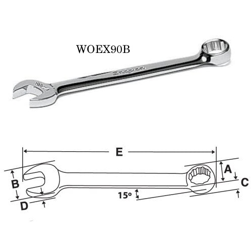 Snapon-Wrenches-British Standard Short Combination Wrench